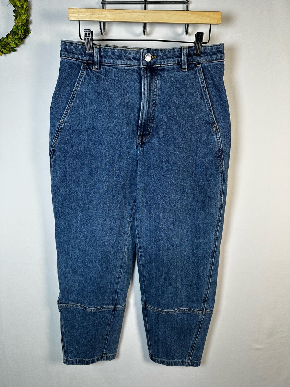 EVERLANE The Utility Barrel Jeans New Blue Size 29 Regular - Picture 2 of 8
